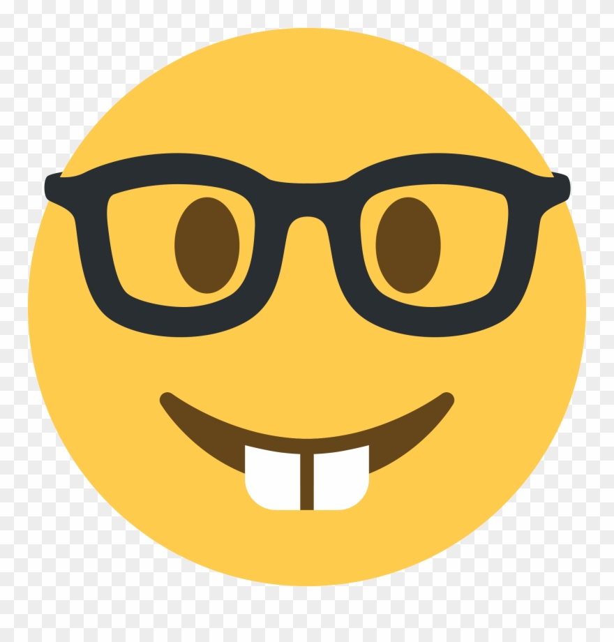 emoji clipart nerdy