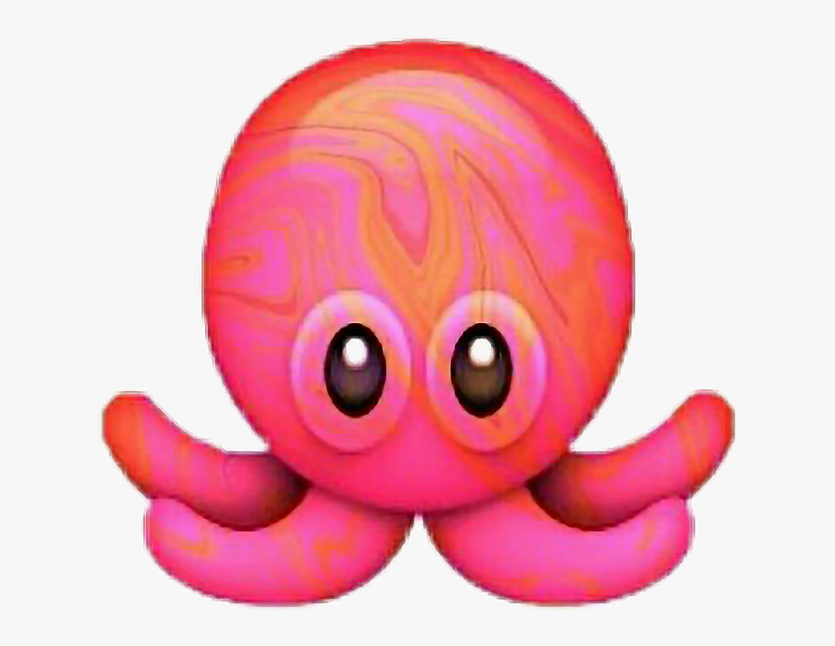 emoji octopus plush