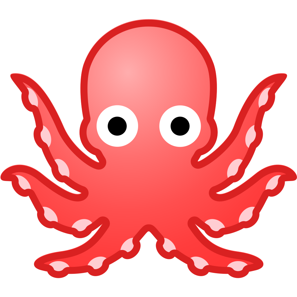 emoji clipart octopus