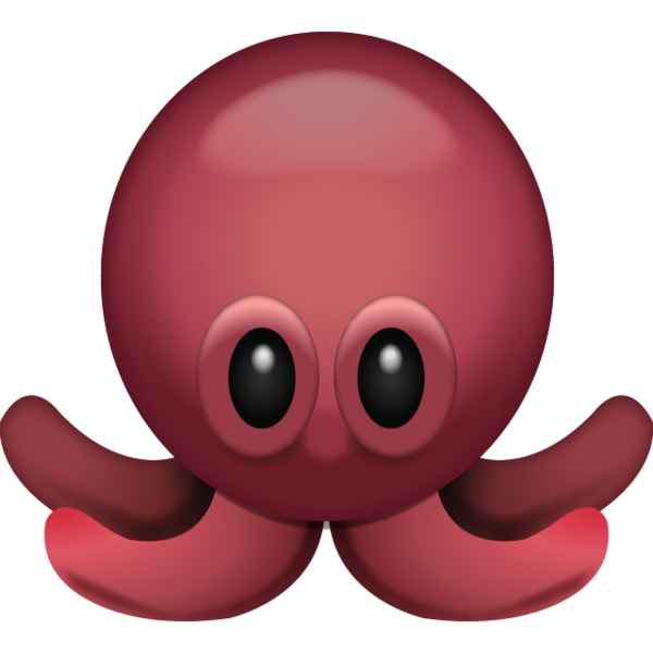 Octopus clipart emoji. Free high resolution icons