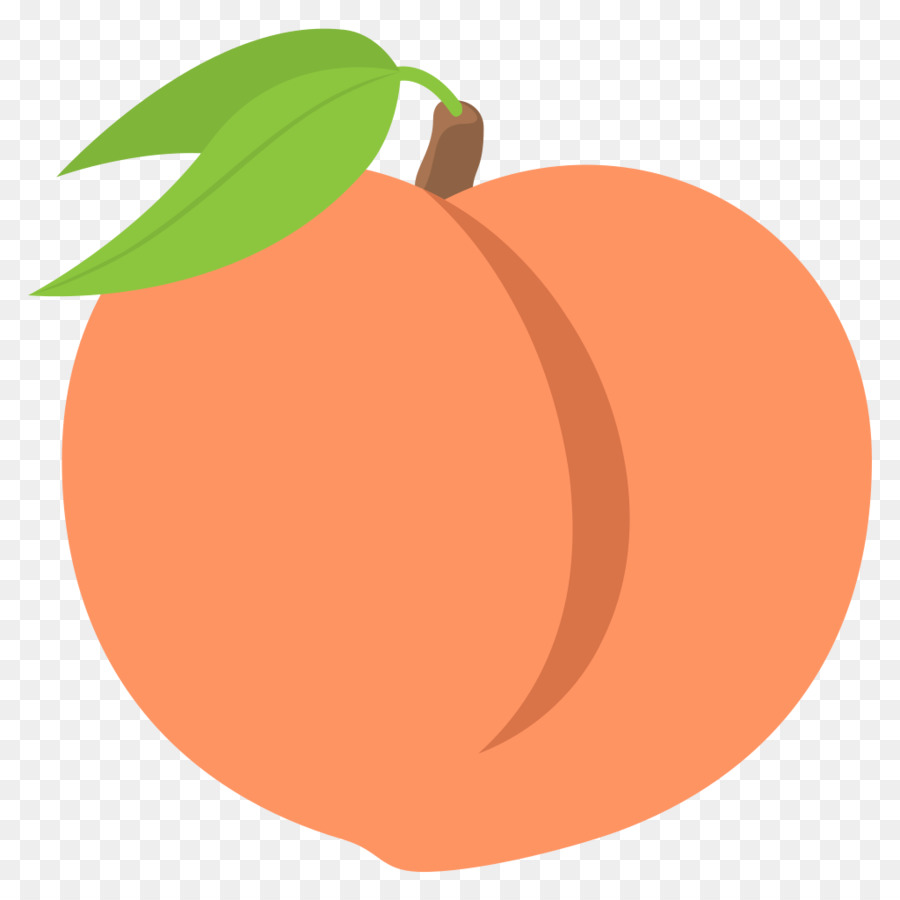 emoji clipart peach