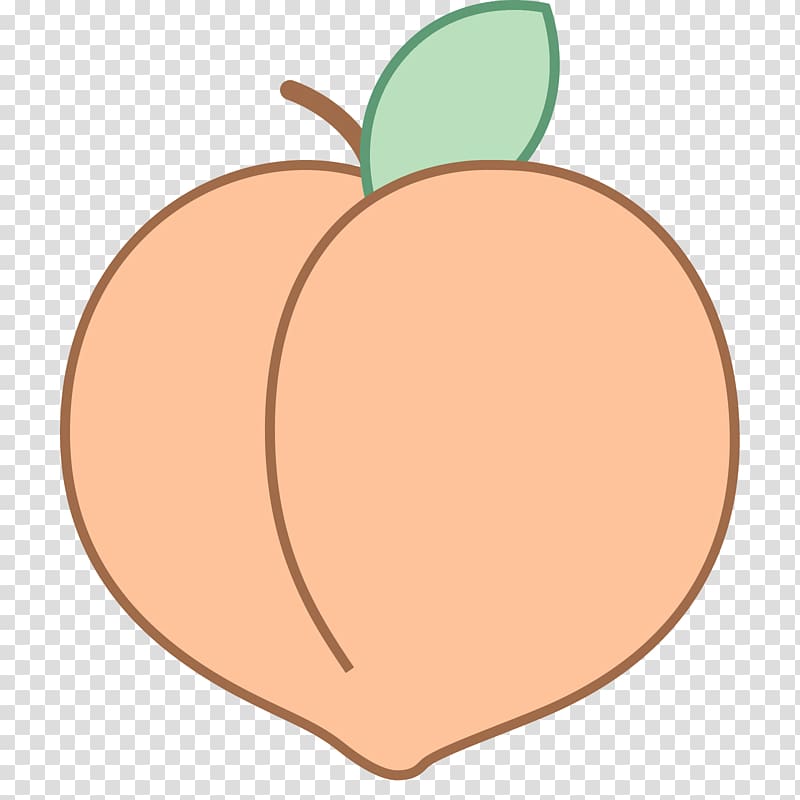 Fruit illustration food emoji. Peach clipart animated