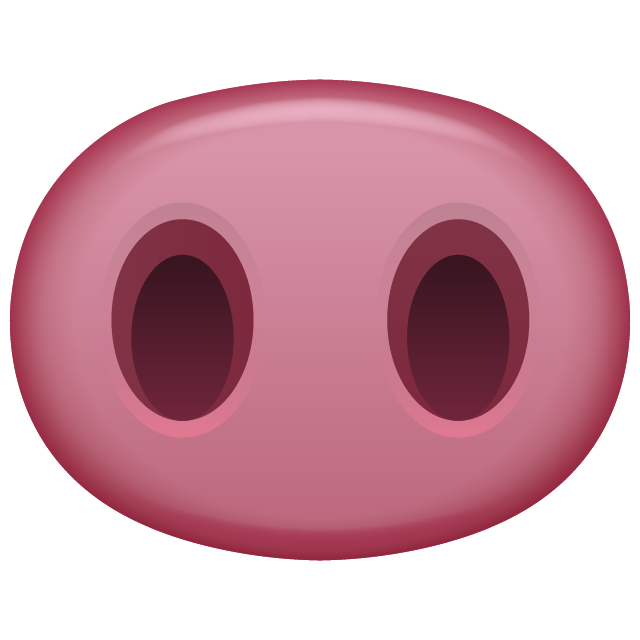 emoji clipart pig