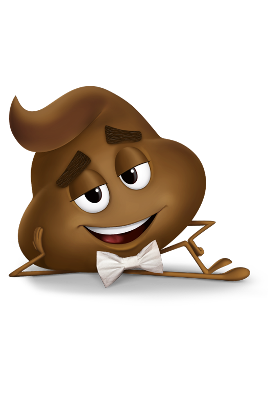 Ticket clipart emoji movie. Poop the sony pictures