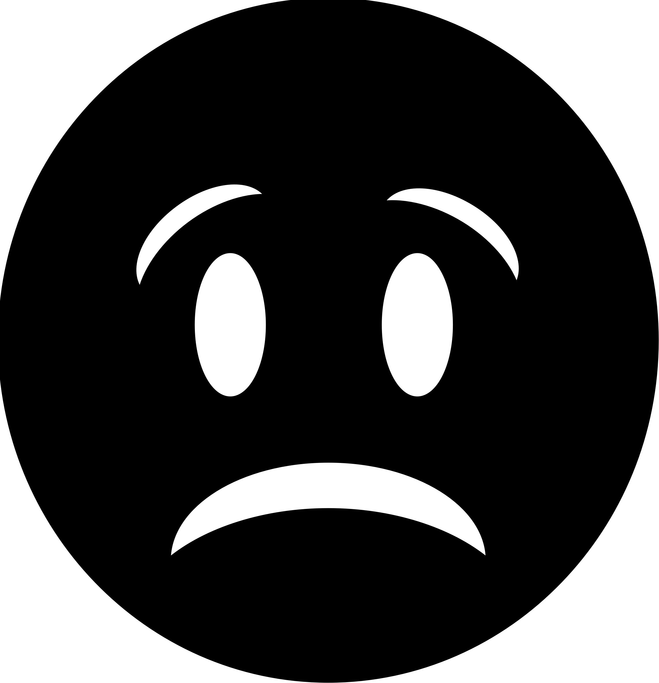 emoji clipart sadness