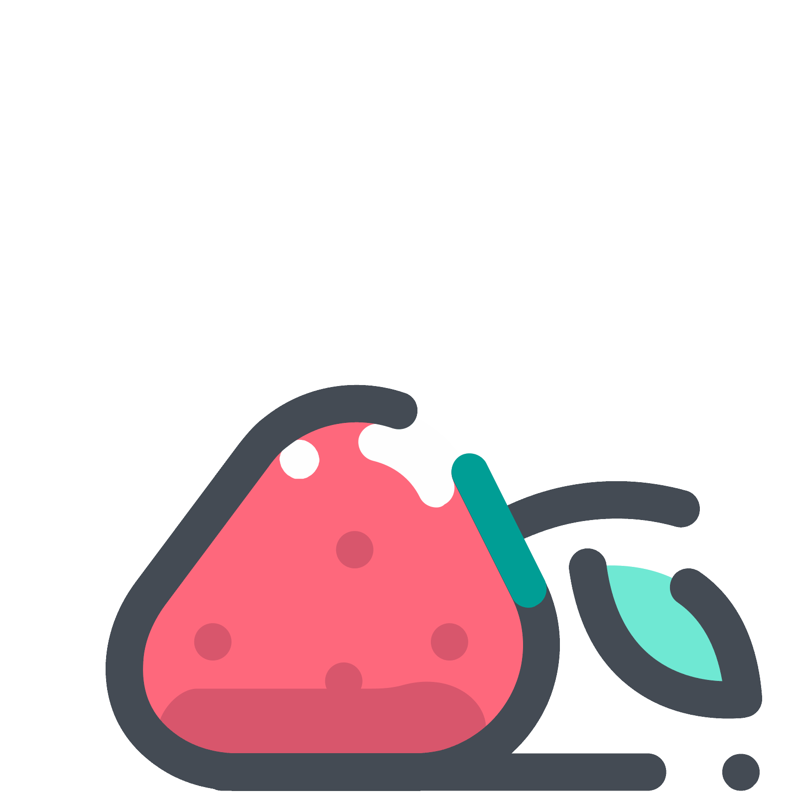 emoji clipart strawberry