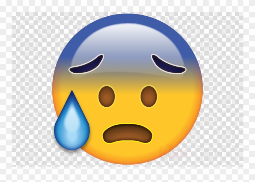 emoji clipart sweaty