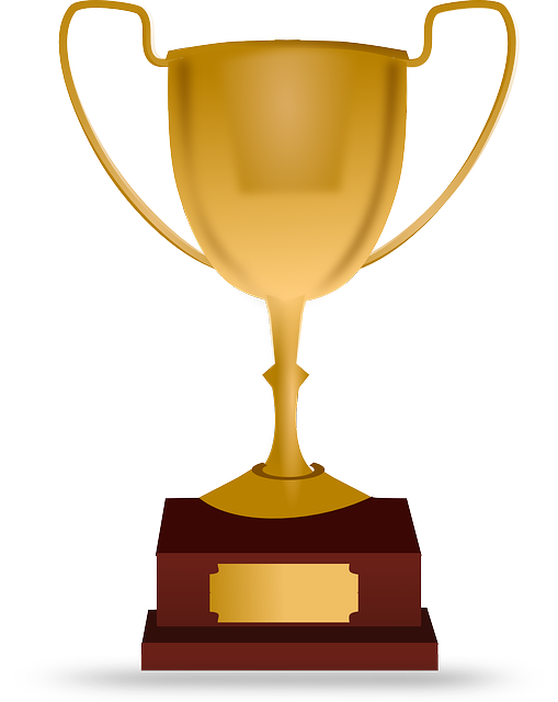 Bold content video production. Emoji clipart trophy