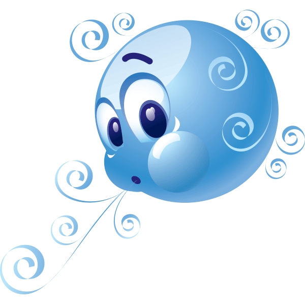Cold wind emojis blue. Windy clipart emoji