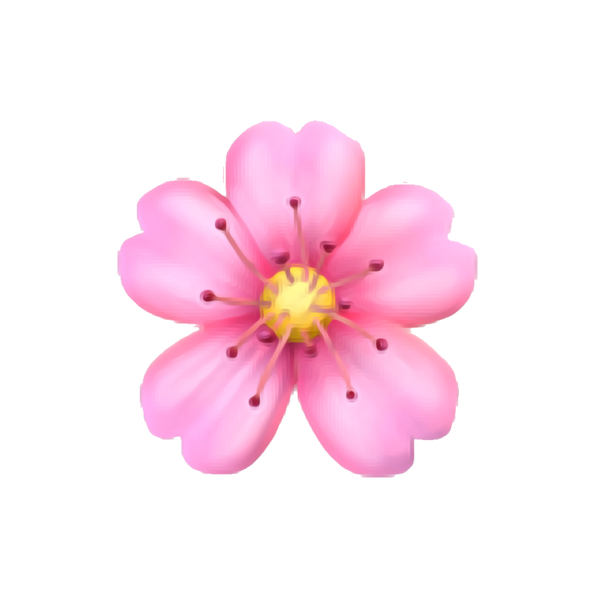 Cherry blossom emojis album. Emoji flower png