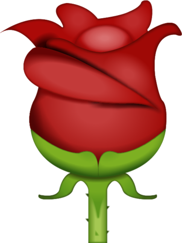 Emoji flower png. Download rose image in
