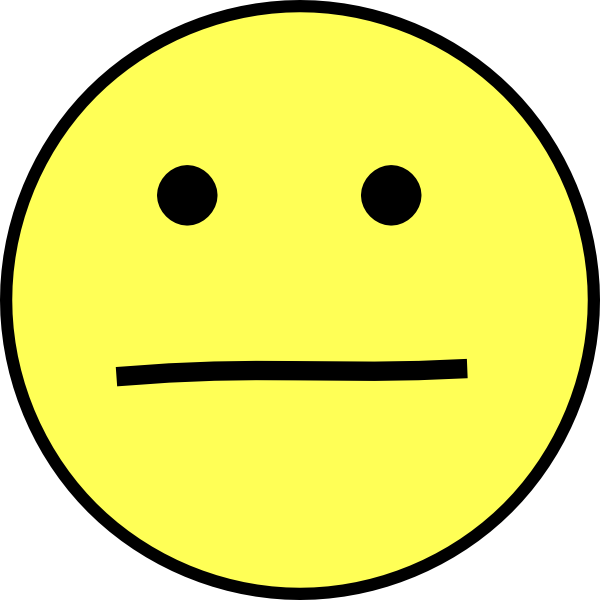 emotions clipart bitter face