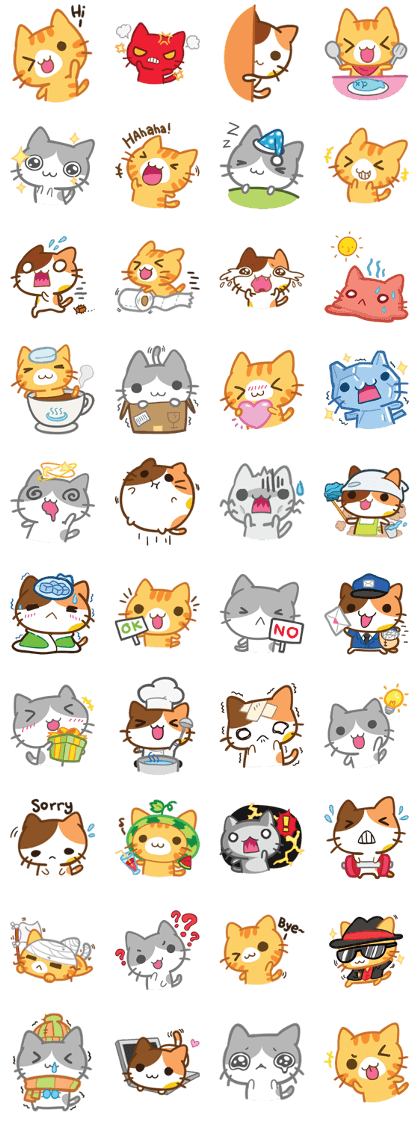 emotions clipart cat