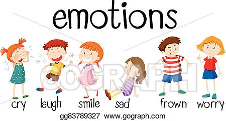 emotions clipart childrens