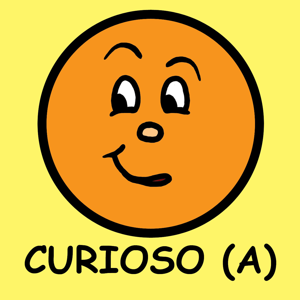 emotions clipart curious