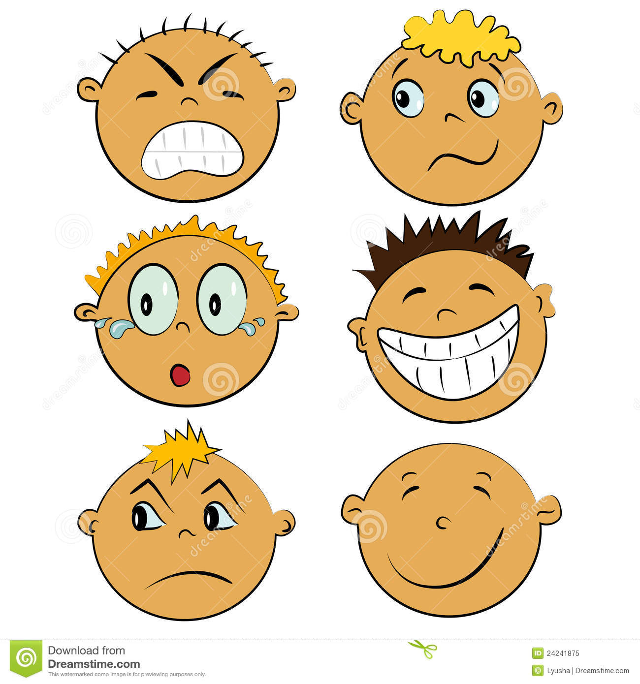 emotions clipart display