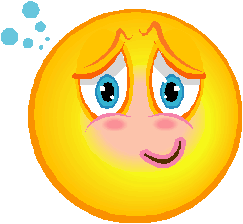 emotions clipart embarrassed face