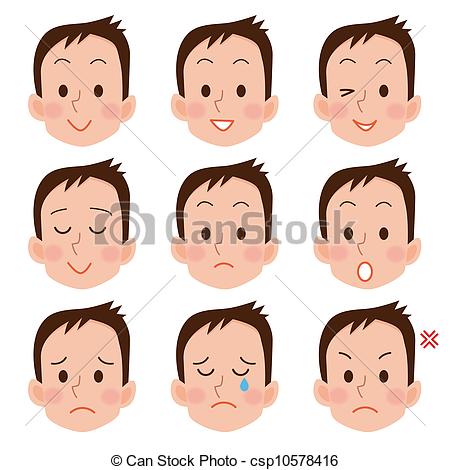 emotions clipart emotional person
