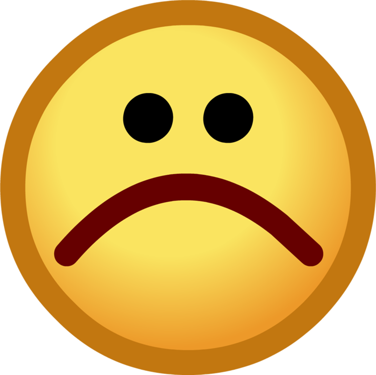 tired clipart unhappy