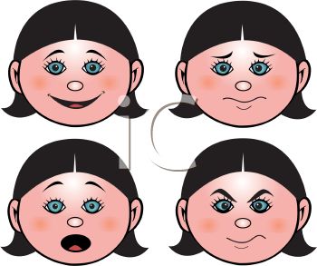 emotions clipart head