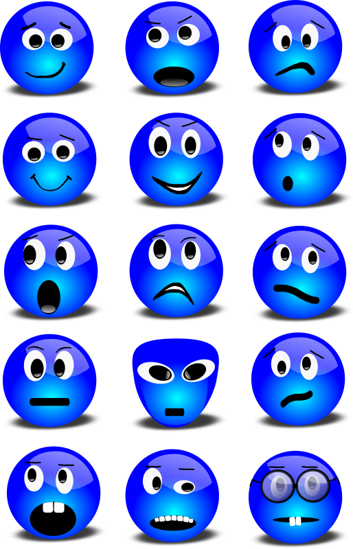Emotions clipart moodiness. Smiley face medium image