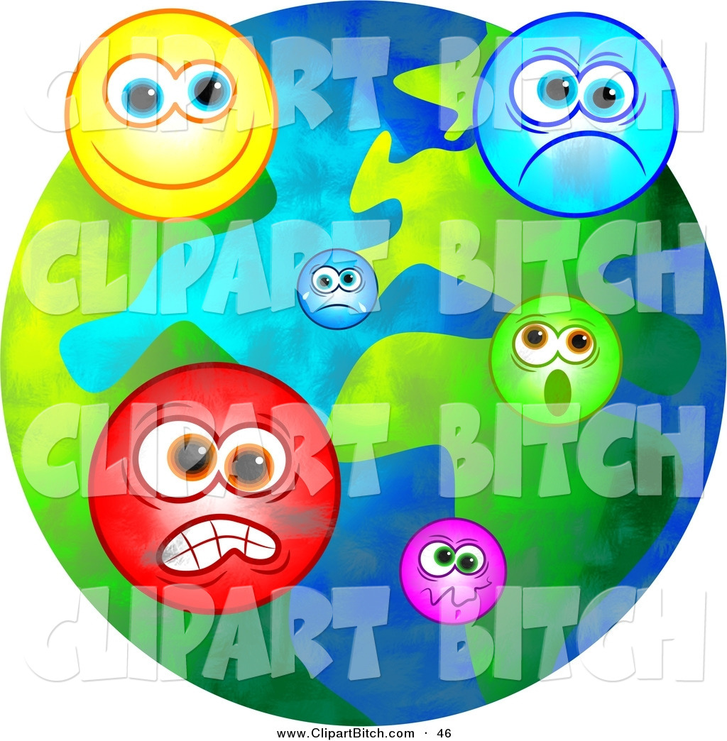 Clip art of an. Emotions clipart moodiness