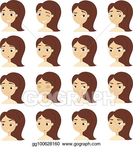 emotions clipart woman