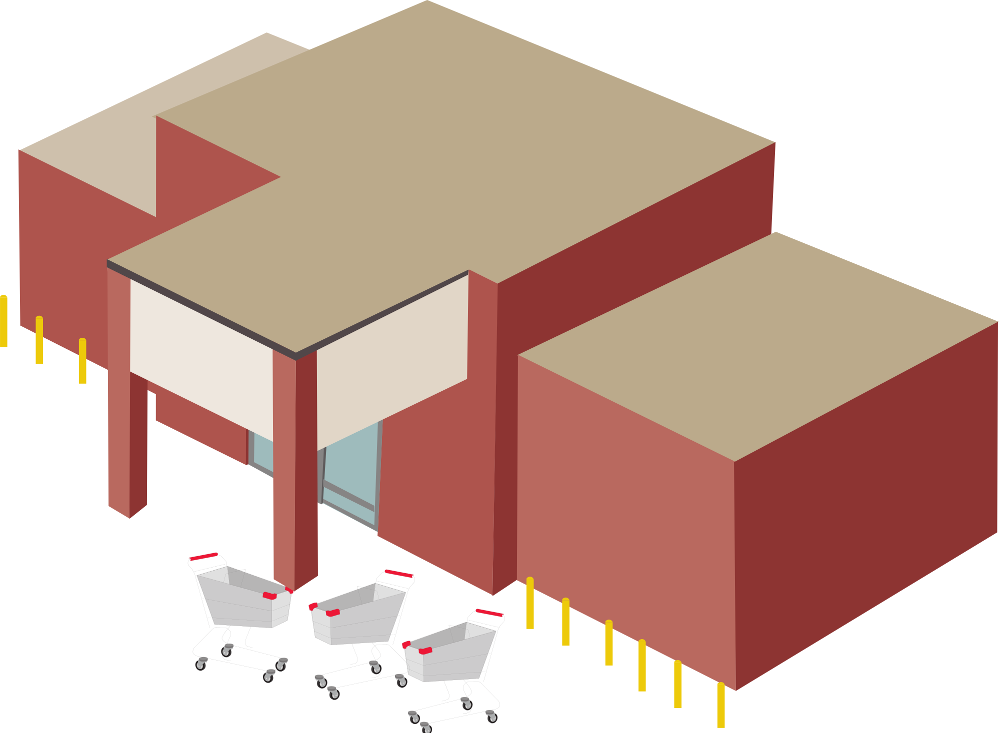 clipart hospital store building