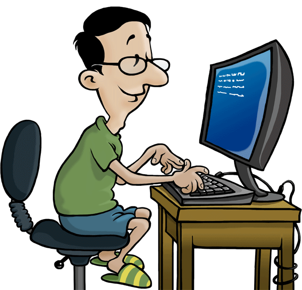 Free employee computer monitoring. Working clipart office work