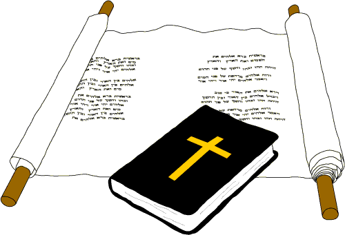 scroll clipart bible