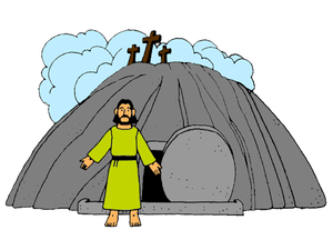 Empty tomb clipart death jesus resurrection. Burial and of mission