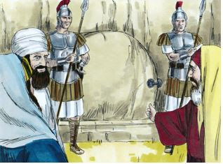 Roman soldier at jesus. Empty tomb clipart kid