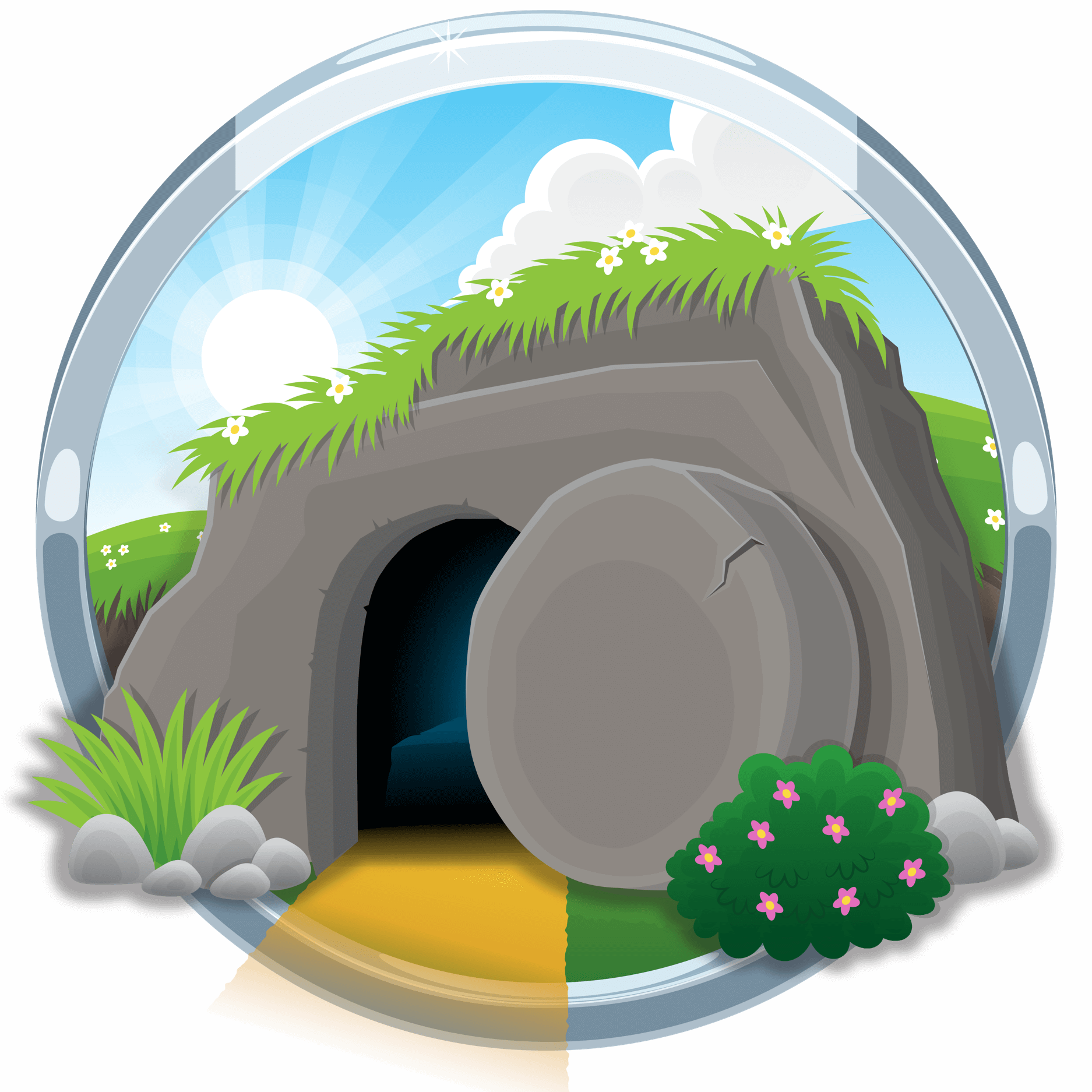 empty tomb clipart story