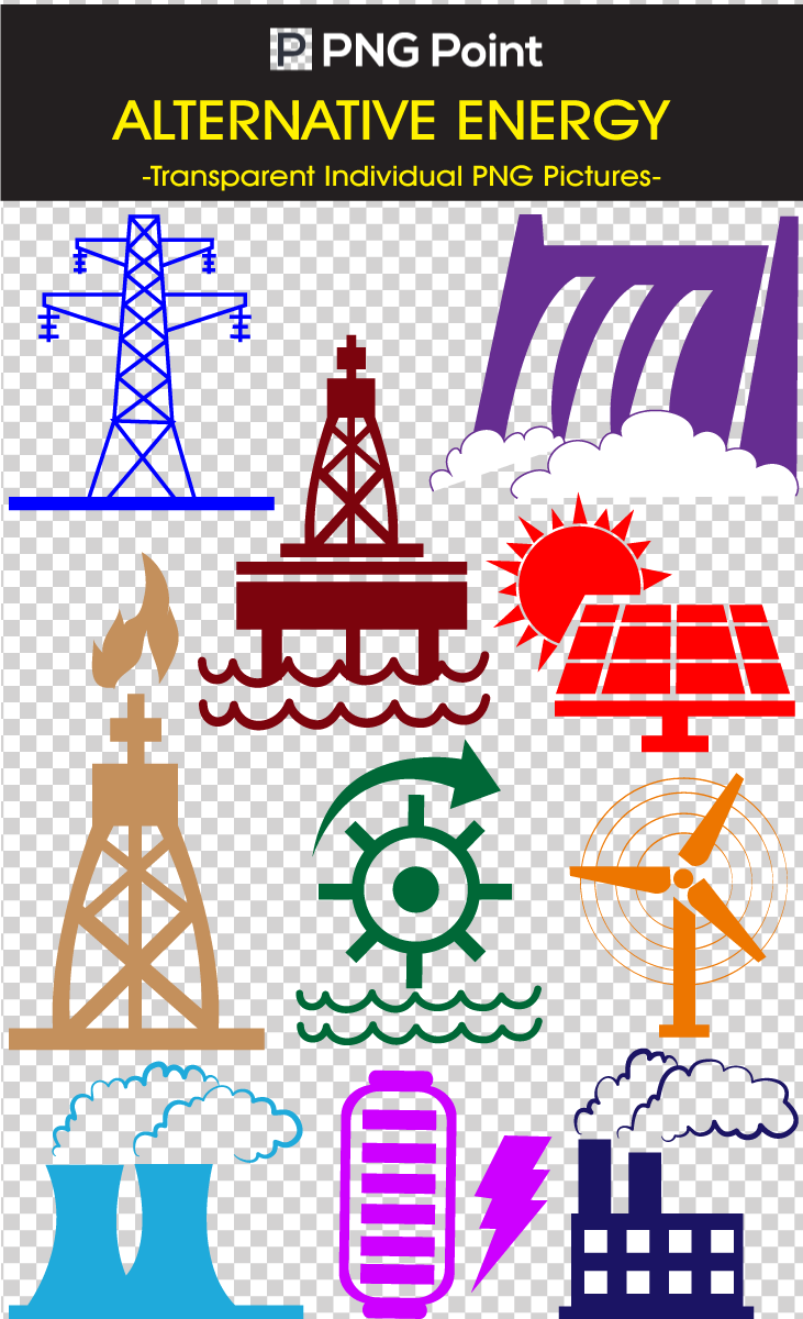 energy clipart colorful