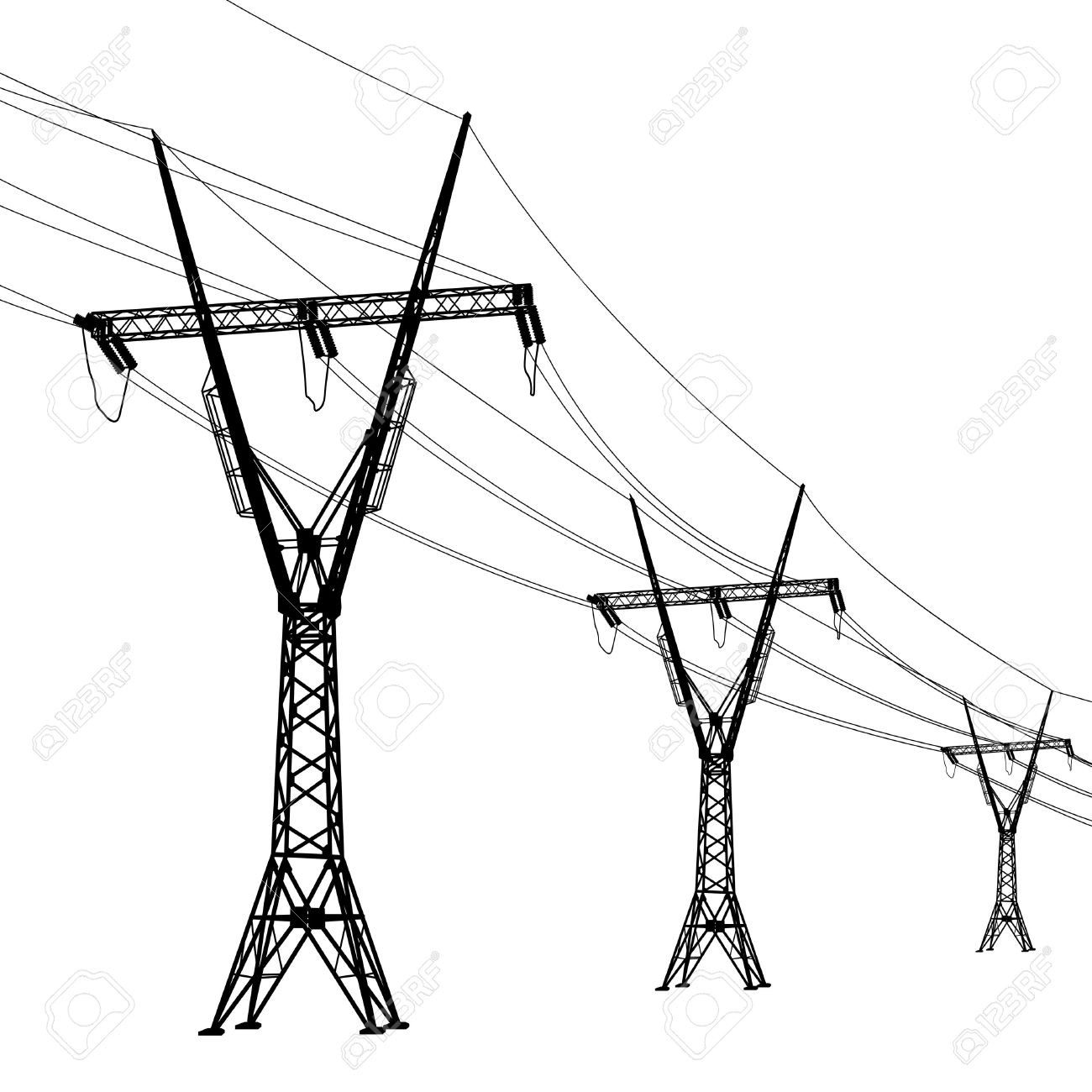 energy clipart electric post