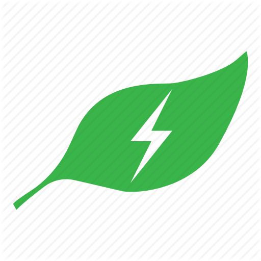 Green leaf logo transparent. Energy clipart energy symbol