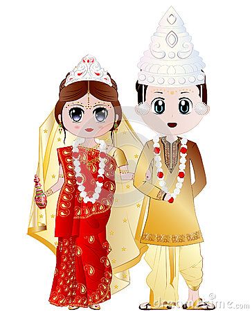 marriage clipart bengali marriage