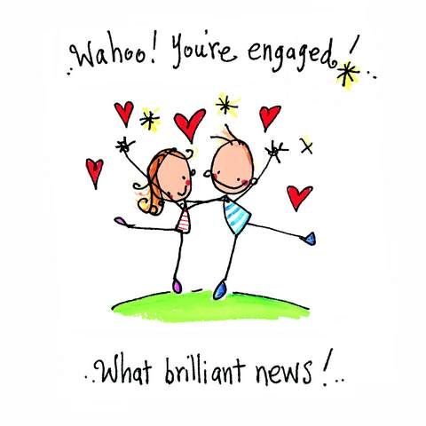 engagement clipart congrats