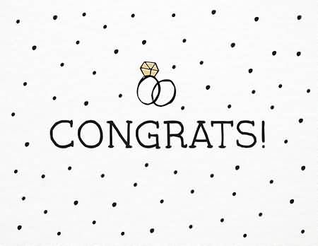 Engagement clipart engagement congratulation. Congrats on your wishes