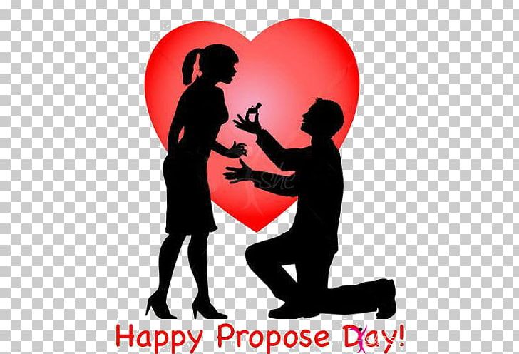 engagement clipart propose day