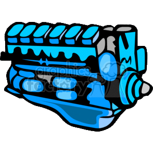 Royalty free vector clip. Engine clipart