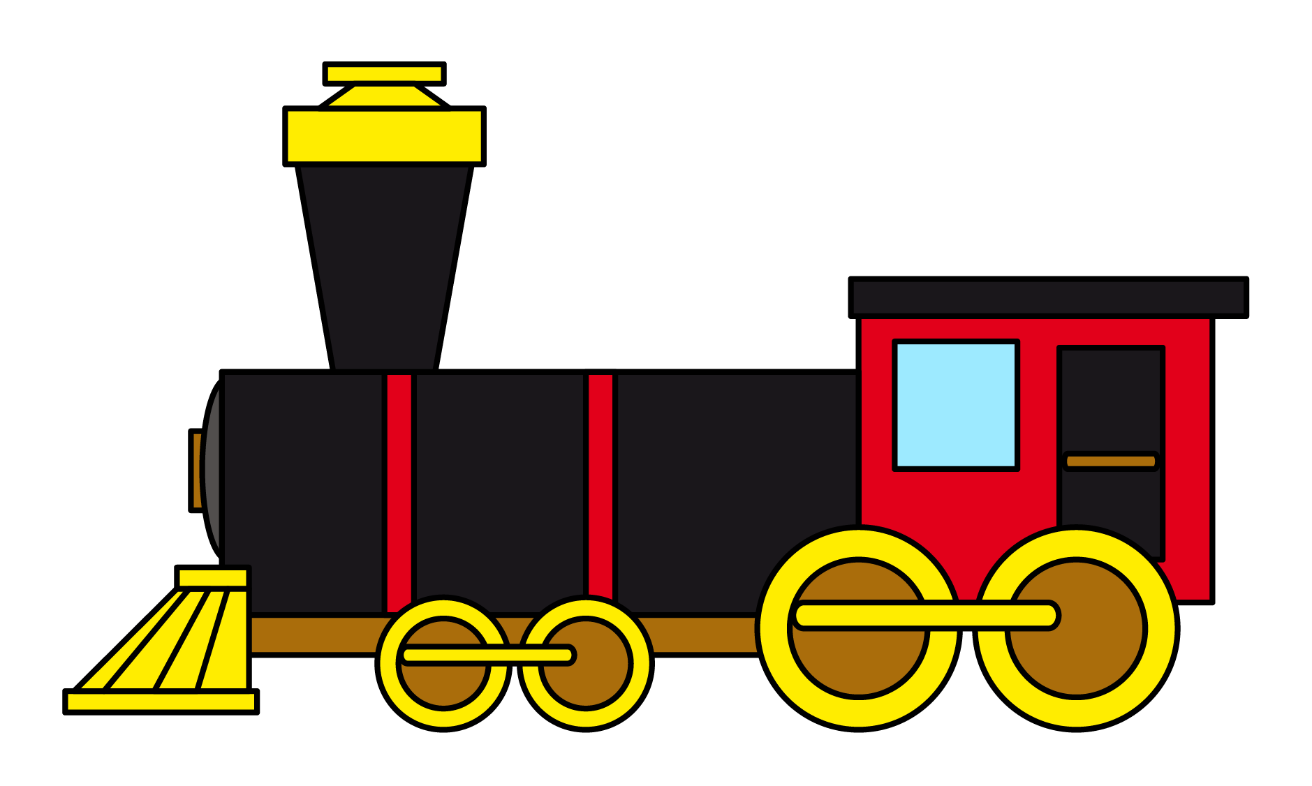 Steam train clip art. Engine clipart railway engine