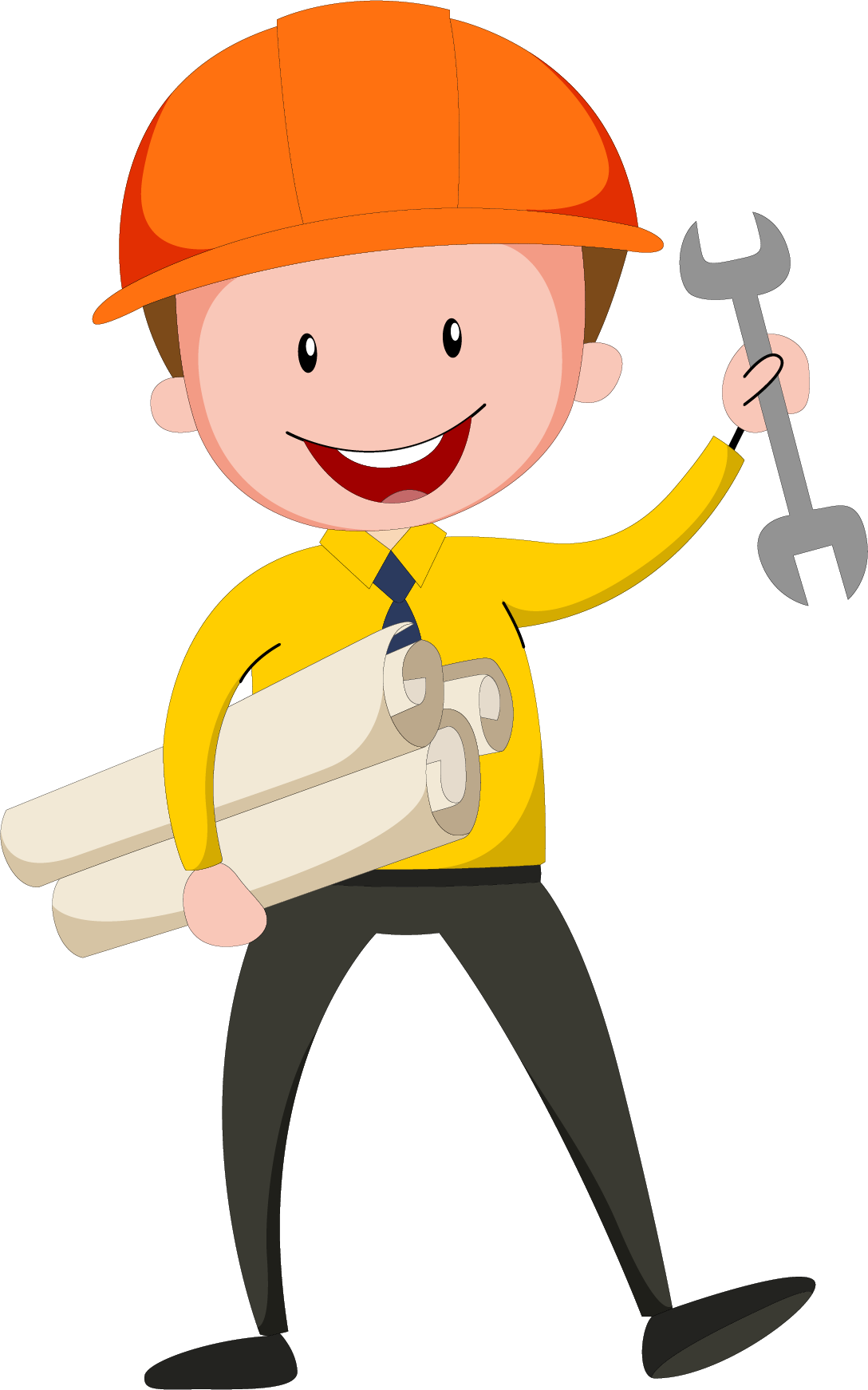 Civil design wearing a. Engineering clipart professional engineer