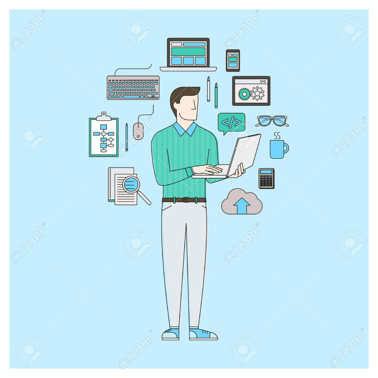 Engineer clipart software developer. Free cliparts download clip