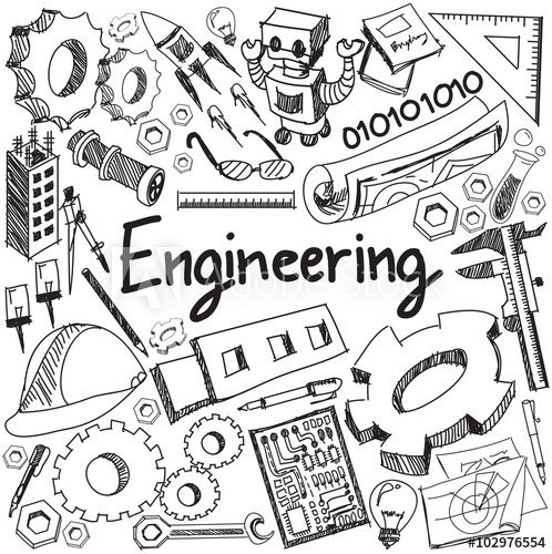engineering clipart doodle art