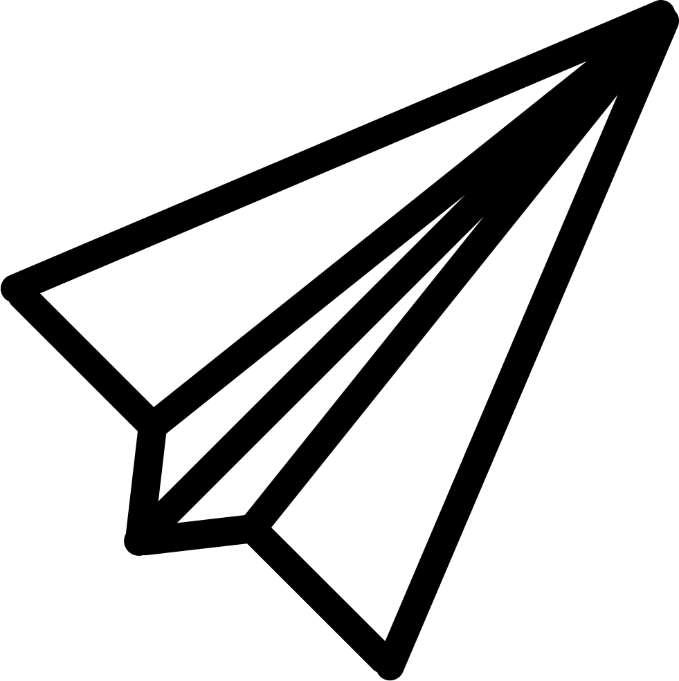 Engineering clipart paper aeroplane. Plane top view svg