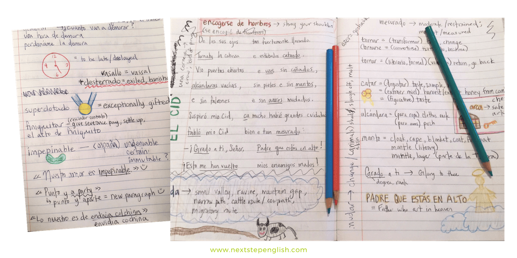 notebook clipart english notebook