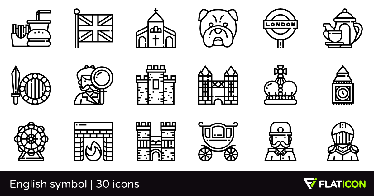 Free icons svg eps. English clipart english symbol
