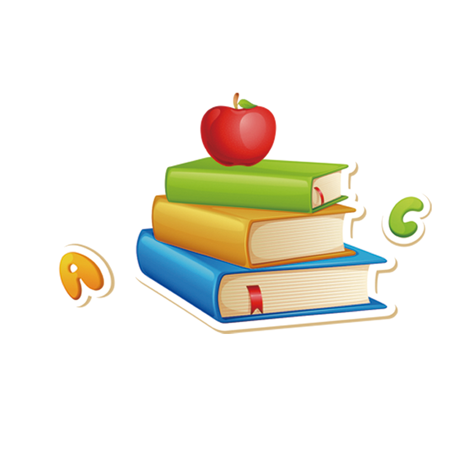 Photography school books in. English clipart schoolbooks