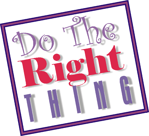 good clipart do the right thing